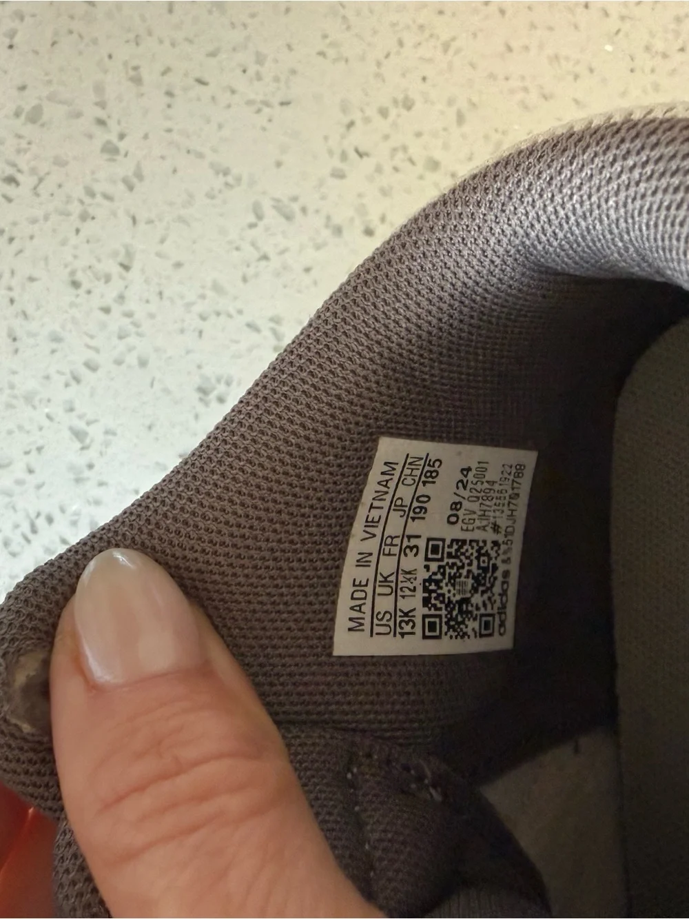 adidas Gray Kids High-Top Sneaker